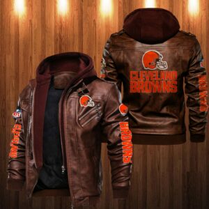 Best Cleveland Browns Leather Jacket For Hot Fans