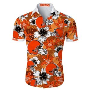 Great Cleveland Browns Hawaiian Aloha Shirt Limited Edition Gift