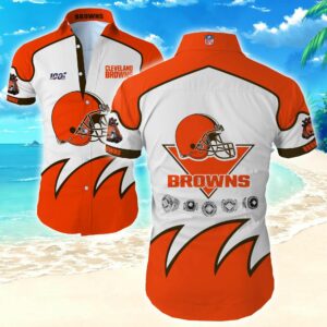 Best Cleveland Browns Hawaiian Aloha Shirt Limited Edition Gift