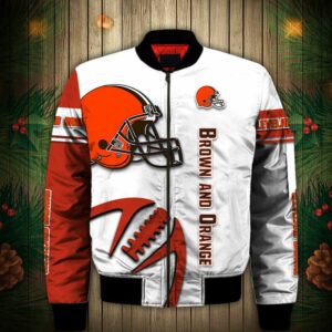 Best Cleveland Browns Bomber Jacket For Awesome Fans