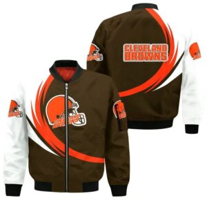 Best Cleveland Browns Bomber Jacket Gift For Fans