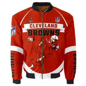 Best Cleveland Browns Bomber Jacket For Hot Fans