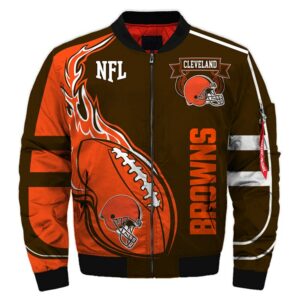 Best Cleveland Browns Bomber Jacket For Cool Fans
