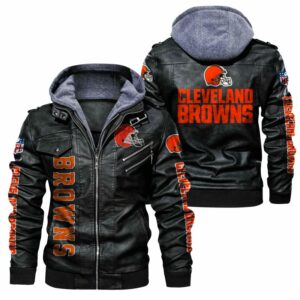 Best Cleveland Browns Leather Jacket For Big Fans