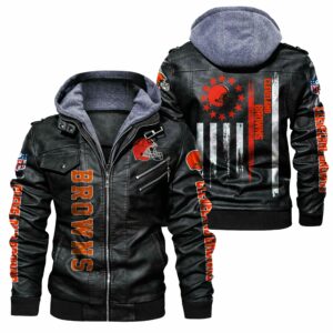 Best Cleveland Browns Leather Jacket For Cool Fans