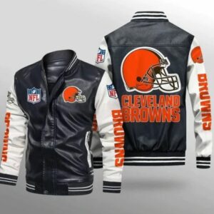 Cleveland Browns Leather Jacket Limited Edition Gift