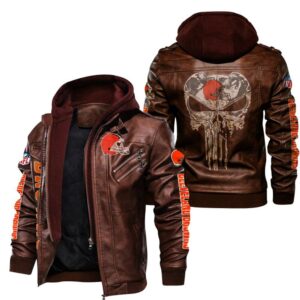 Cleveland Browns Leather Jacket For Sale