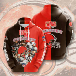 Best Cleveland Browns 3D Printed Hooded Pocket Pullover Hoodie Limited Edition Gift