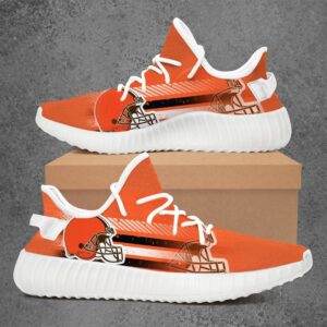 Cleveland Browns Nfl Football Yeezy Sneakers Shoes